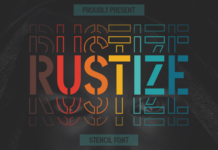 Rustize Font Poster 1
