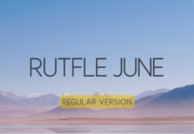 Rutfle June Regular Font Rutfle June Regular Font