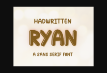 Ryan Font Poster 1