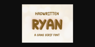 Ryan Font Poster 1