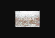 Ryhan Font Poster 1