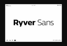 Ryver Sans Font Poster 1