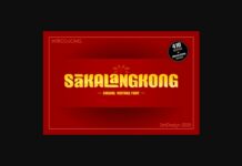 Sakalangkong Font Poster 1