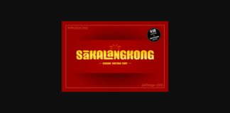 Sakalangkong Font Poster 1