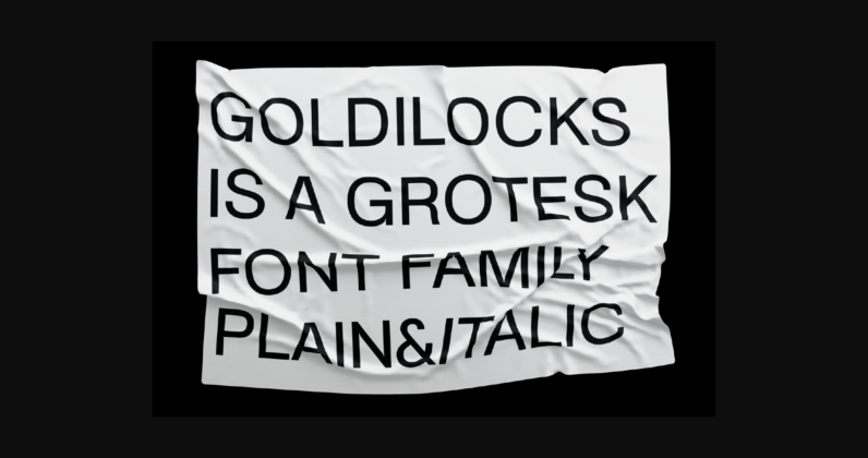 SK Goldilocks Font Poster 3