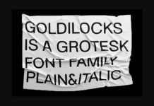 SK Goldilocks Font Poster 1