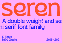 SK Seren Font Poster 1
