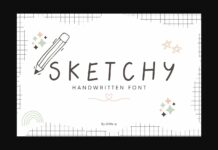 Sketchy Font Poster 1