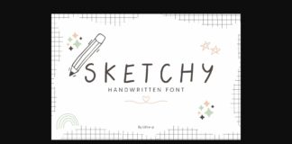 Sketchy Font Poster 1