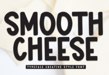 Smooth Cheese Font Poster 1