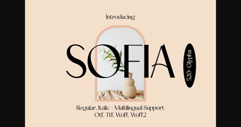 Sofia Font Poster 3