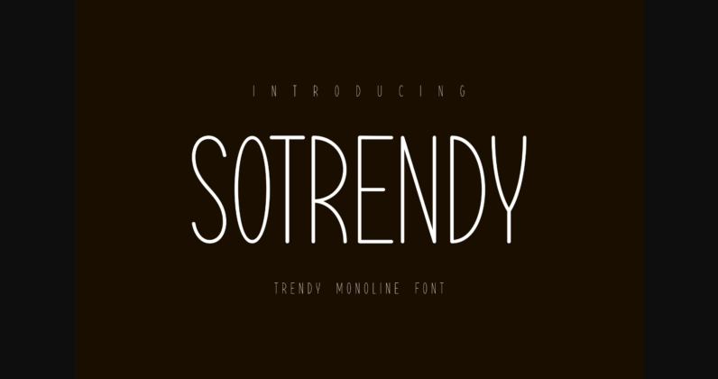 Sotrendy Font Poster 1