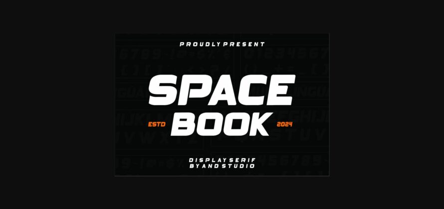 Spacebook Font Poster 3