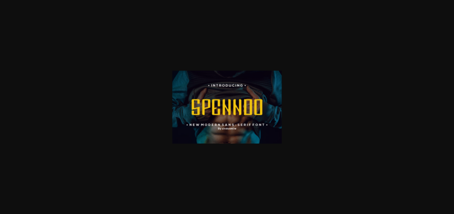 Speendo Font Poster 3