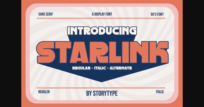 Starlink Font Poster 3