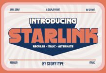 Starlink Font Poster 1