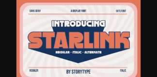 Starlink Font Poster 1