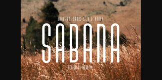 Sabana Font Poster 1