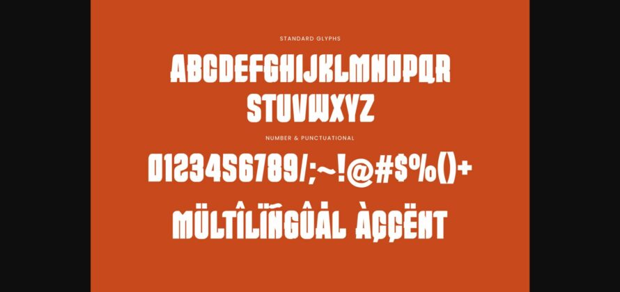 Sacoga Font Poster 9