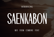 Saenkabon Font Saenkabon Font Poster 1