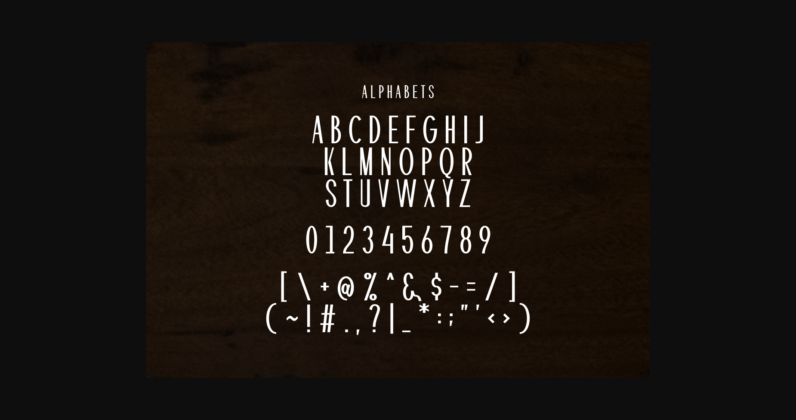 Saenkabon Font Poster 5