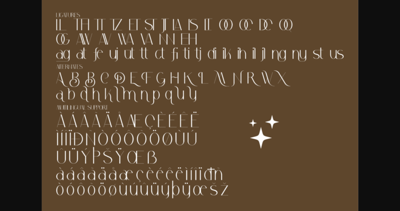 Safira Font Poster 10