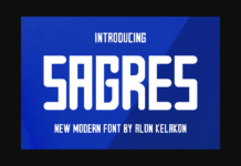 Sagres Font Poster 1