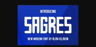 Sagres Font Poster 1