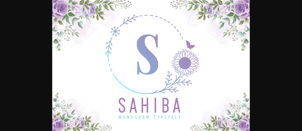 Sahiba Font Poster 3