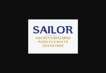 Sailor Font Poster 1
