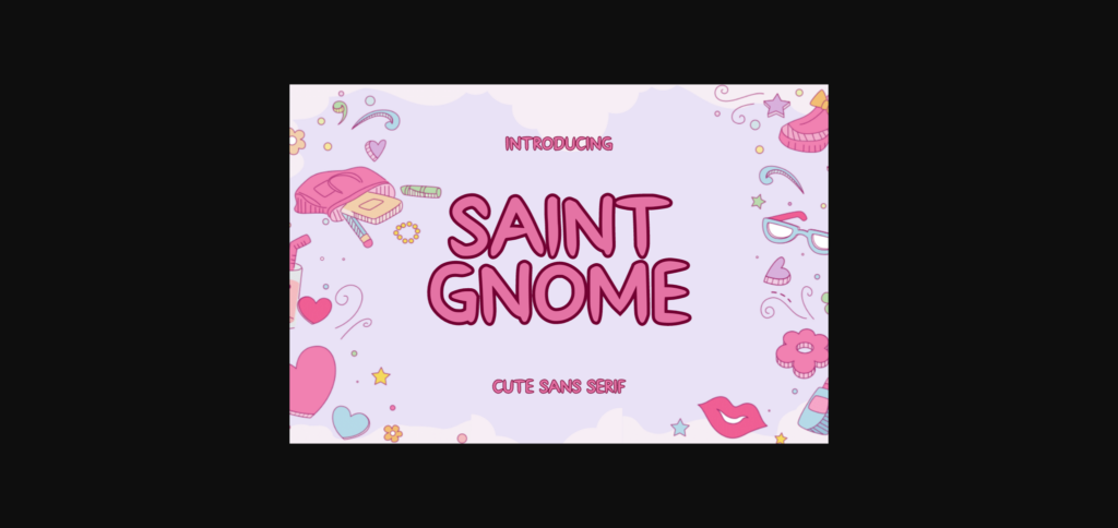Saint Gnome Font Poster 3