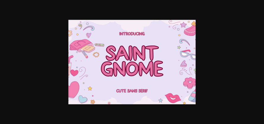 Saint Gnome Font Poster 3