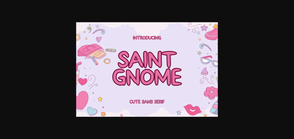 Saint Gnome Font Poster 1