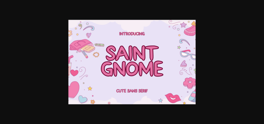 Saint Gnome Font Poster 1
