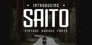 Saito Font Poster 1