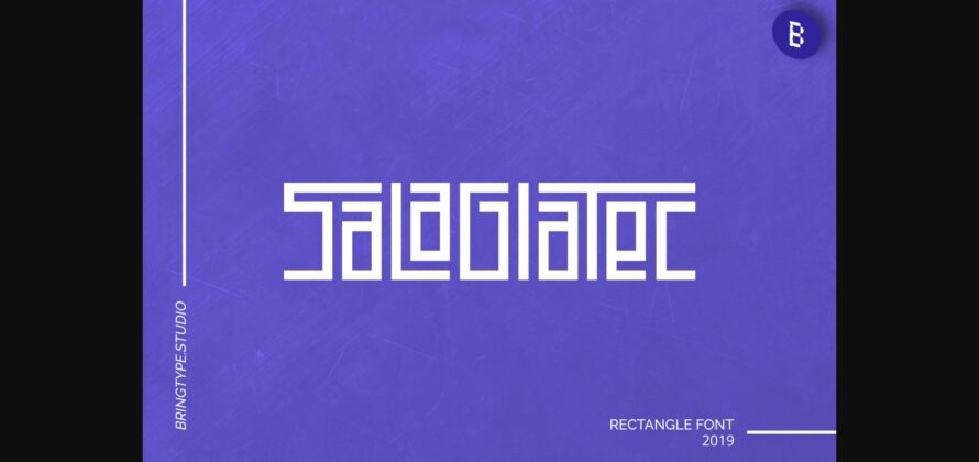 Salagiatec Font Poster 3