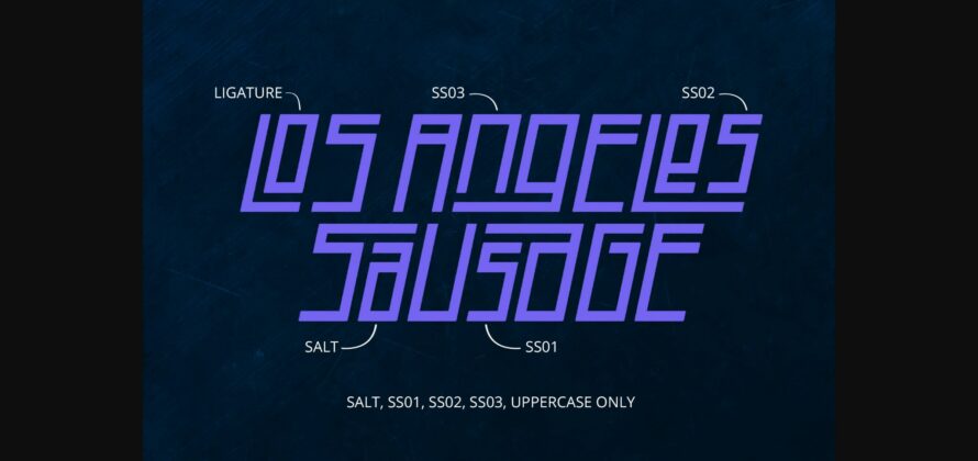 Salagiatec Font Poster 8