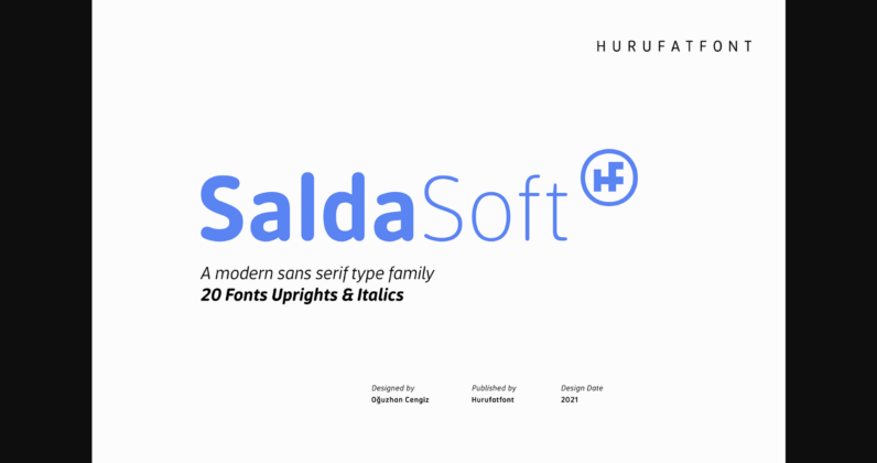 Salda Soft Font Poster 3