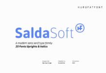 Salda Soft Font Poster 1