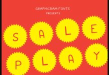 Sale Play Font Poster 1
