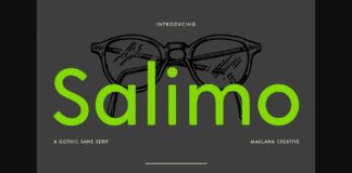 Salimo Font Poster 1