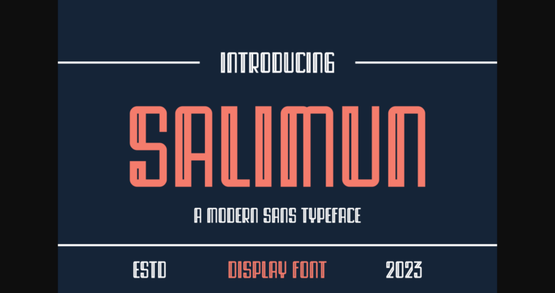 Salimun Font Poster 3