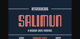 Salimun Font Poster 1