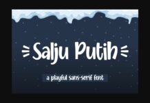 Salju Putih Font Poster 1