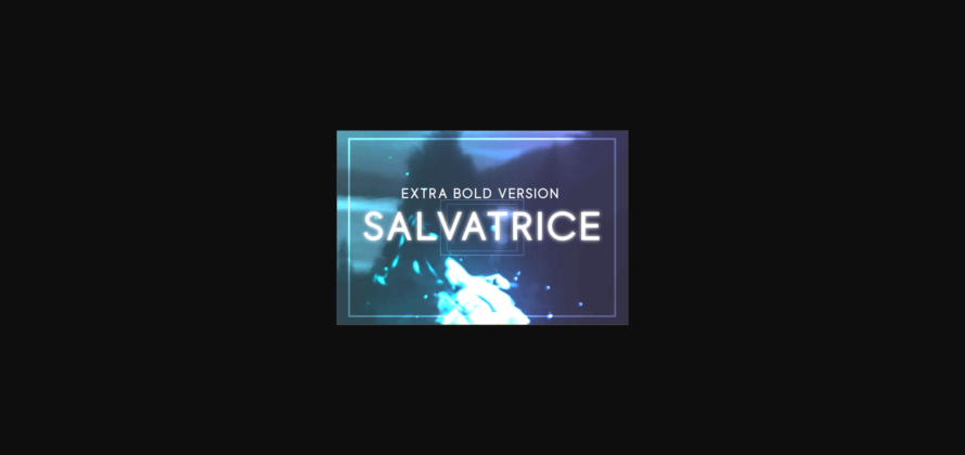Salvatrice Extra Bold Font Poster 3
