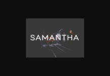 Samantha Font Poster 1