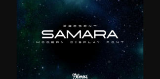 Samara Font Poster 1