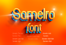 Samelro Font Poster 1