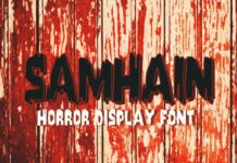 Samhain Font Poster 1