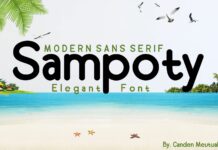 Sampoty Font Poster 1